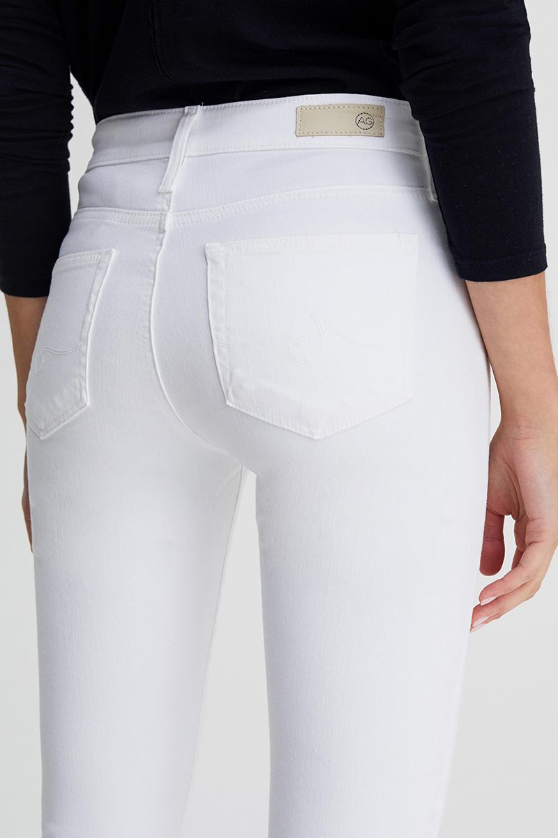 AG Jeans Farrah Ankle Skinny in White | Cotton Island Women's Clothing ...