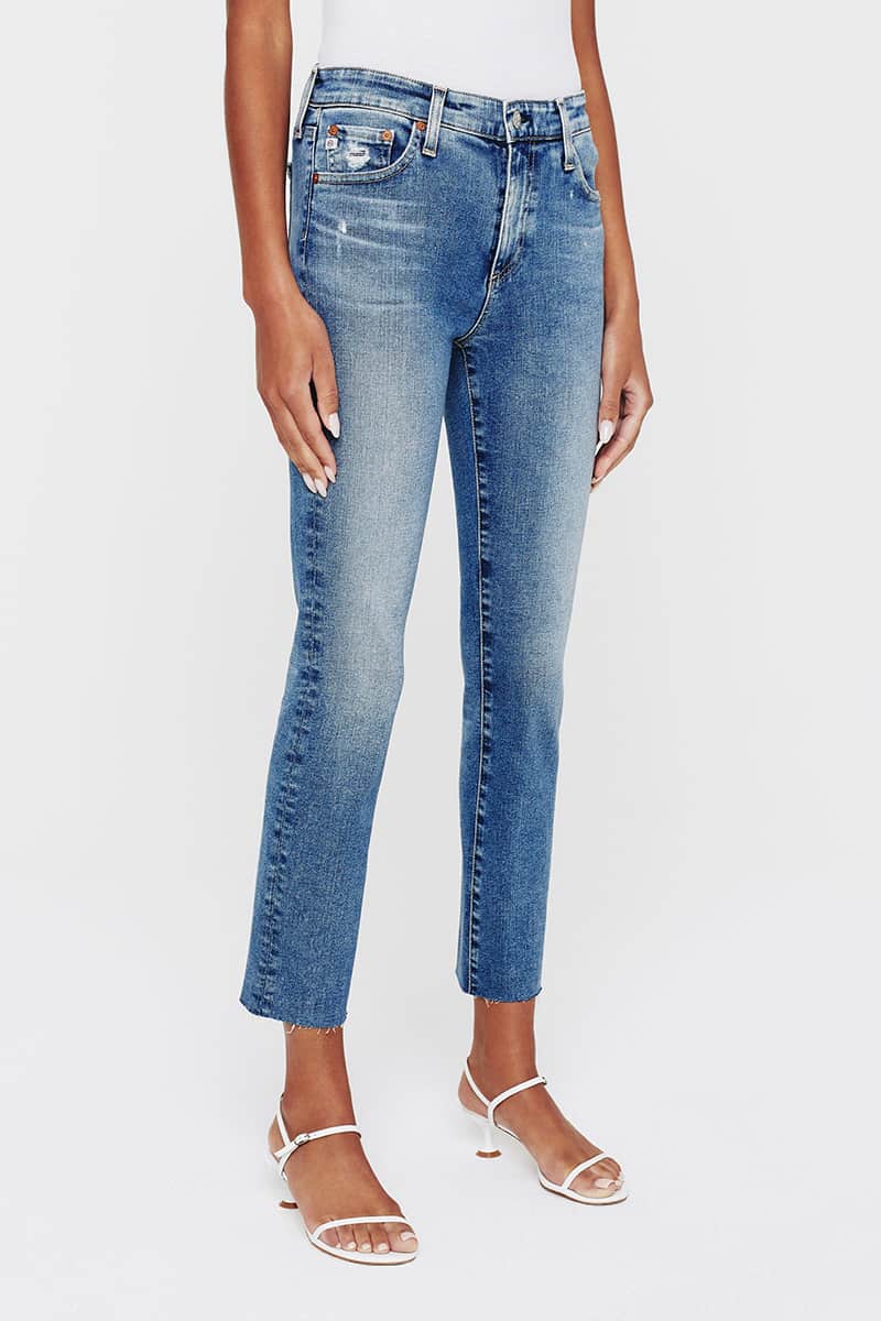 AG Jeans Mari Crop Jean in 17 Yrs Coldwater | Cotton Island Women's ...