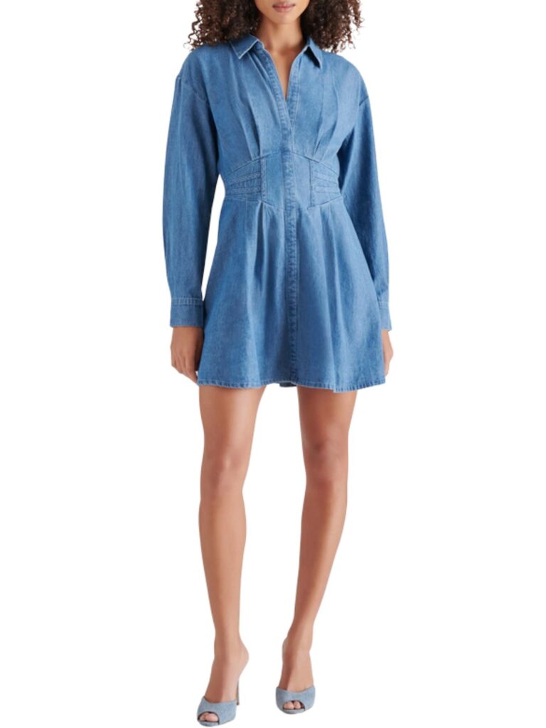 bb dakota by steve madden aria chambray dress