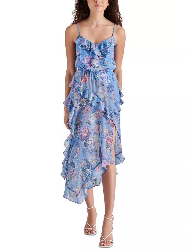 bb dakota by steve madden delphine dress in azure blue