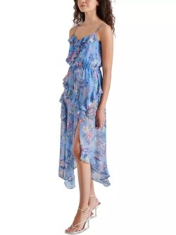 bb dakota by steve madden delphine dress in azure blue