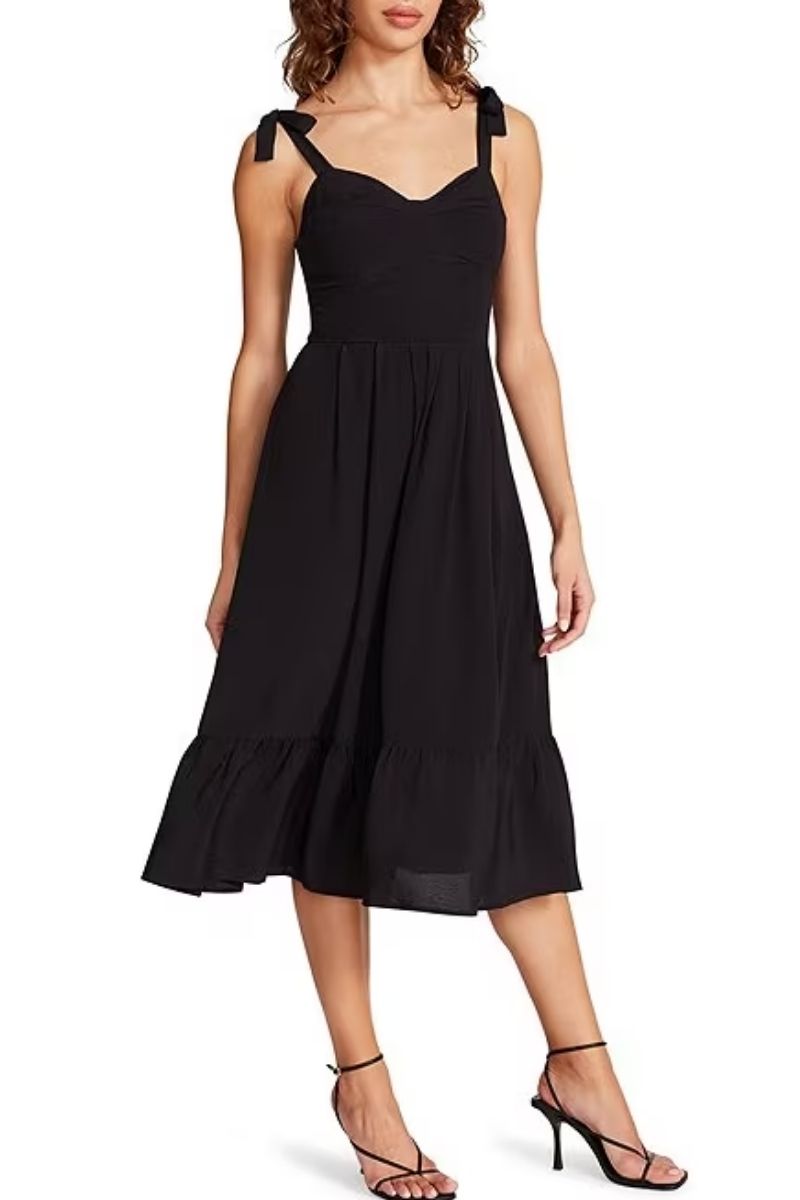 BB Dakota by Steve Madden Sophia-Rose Dress in Black | Cotton Island ...