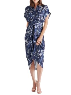 bb dakota by steve madden tori indigo floral dress