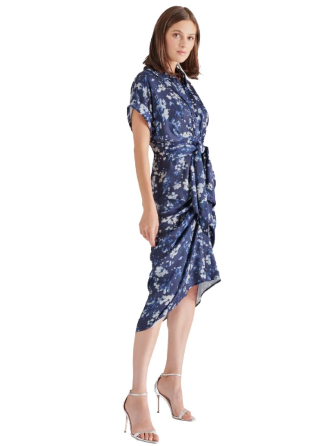 bb dakota by steve madden tori indigo floral dress