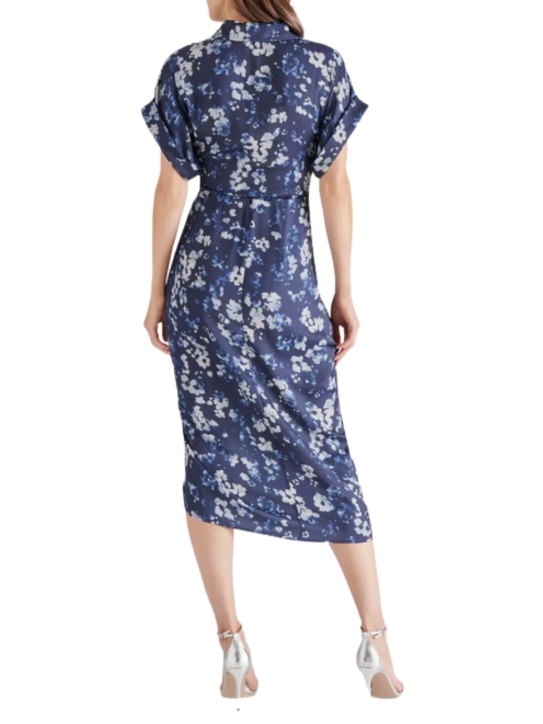 bb dakota by steve madden tori indigo floral dress