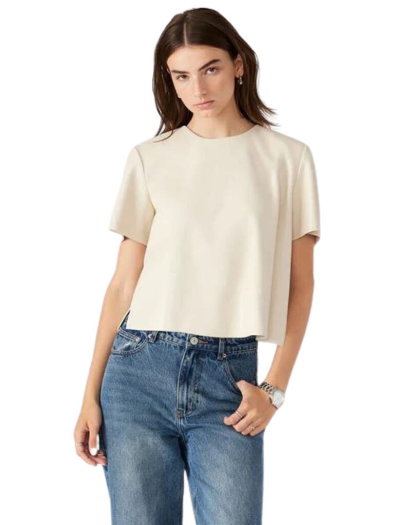 bb dakota ezra top in bone