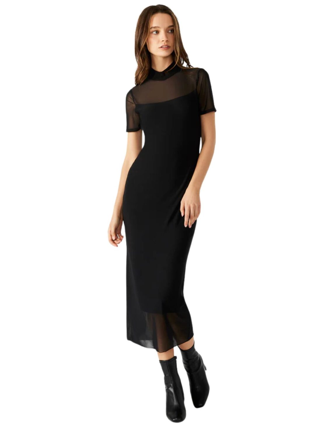 bb dakota viv dress in black