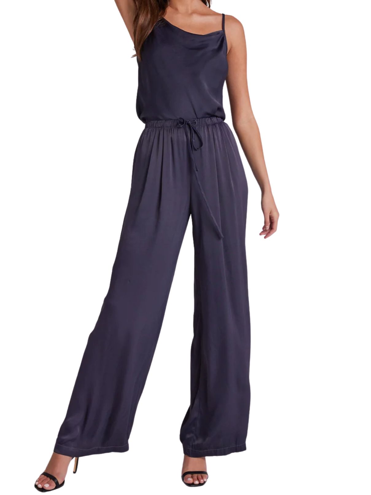 Bella Dahl Easy Pleated Wide Pant in Odyssey Grey | Cotton Island Women ...