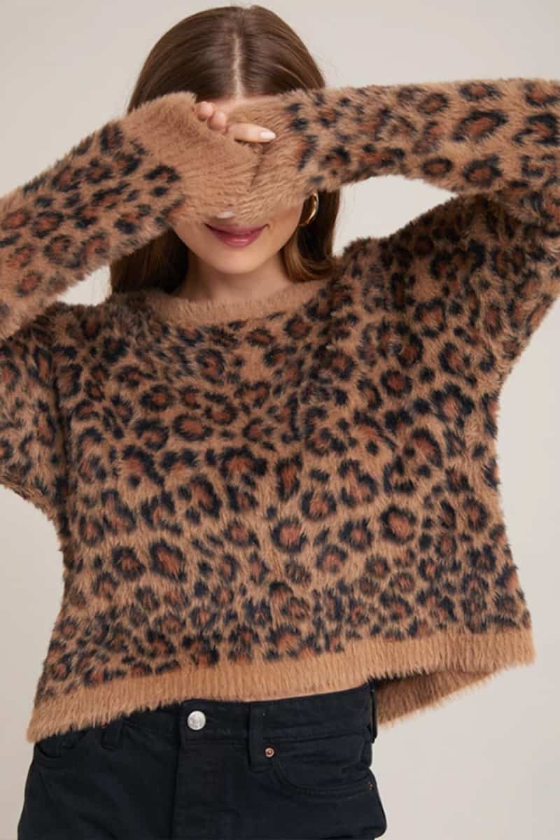 Bella Dahl Golden Leopard Cardi • Cotton Island Women's Clothing Boutique