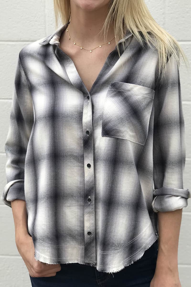 bella dahl flannel shirt