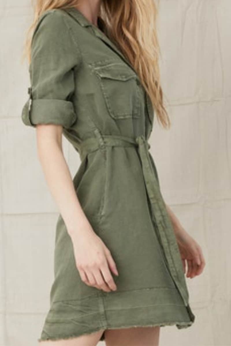 bella dahl utility shirt dress