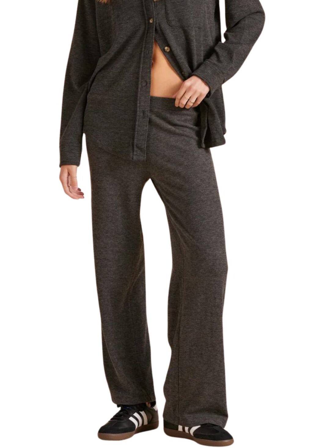 bobi la straight sweatpant in hazelnut