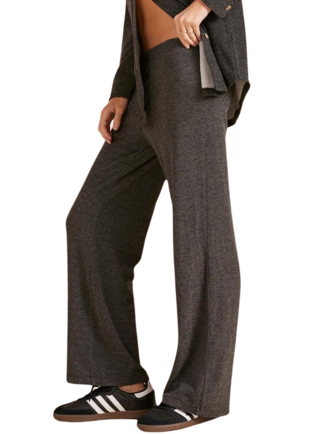 bobi la straight sweatpant in hazelnut