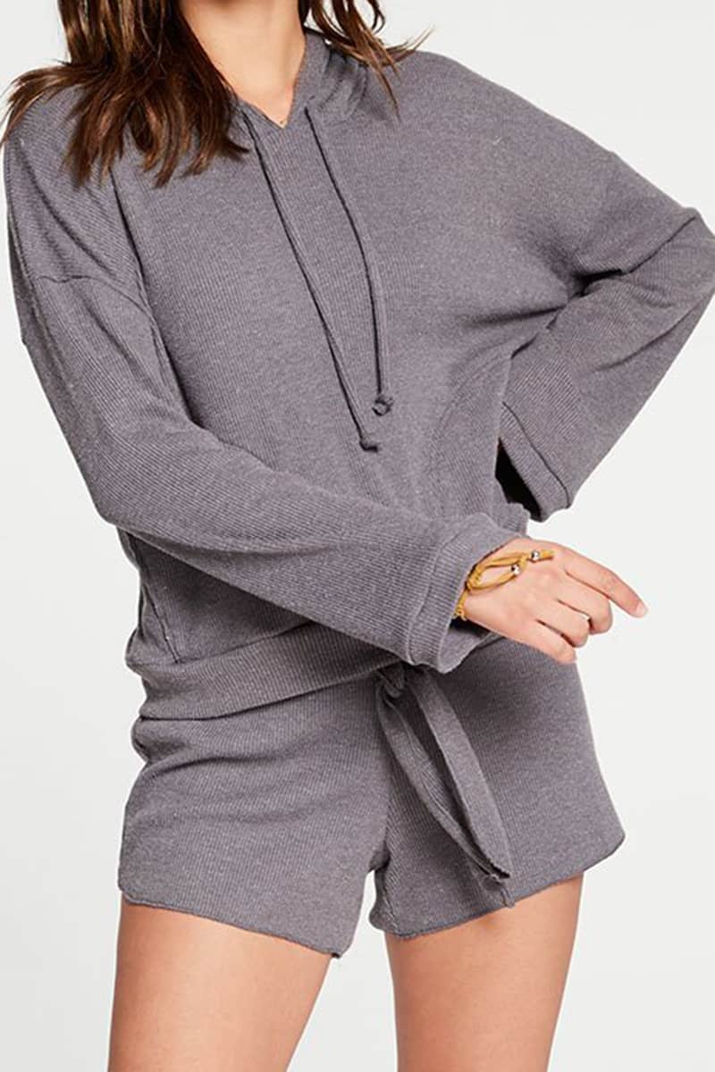 cropped hoodie with matching sweatpants