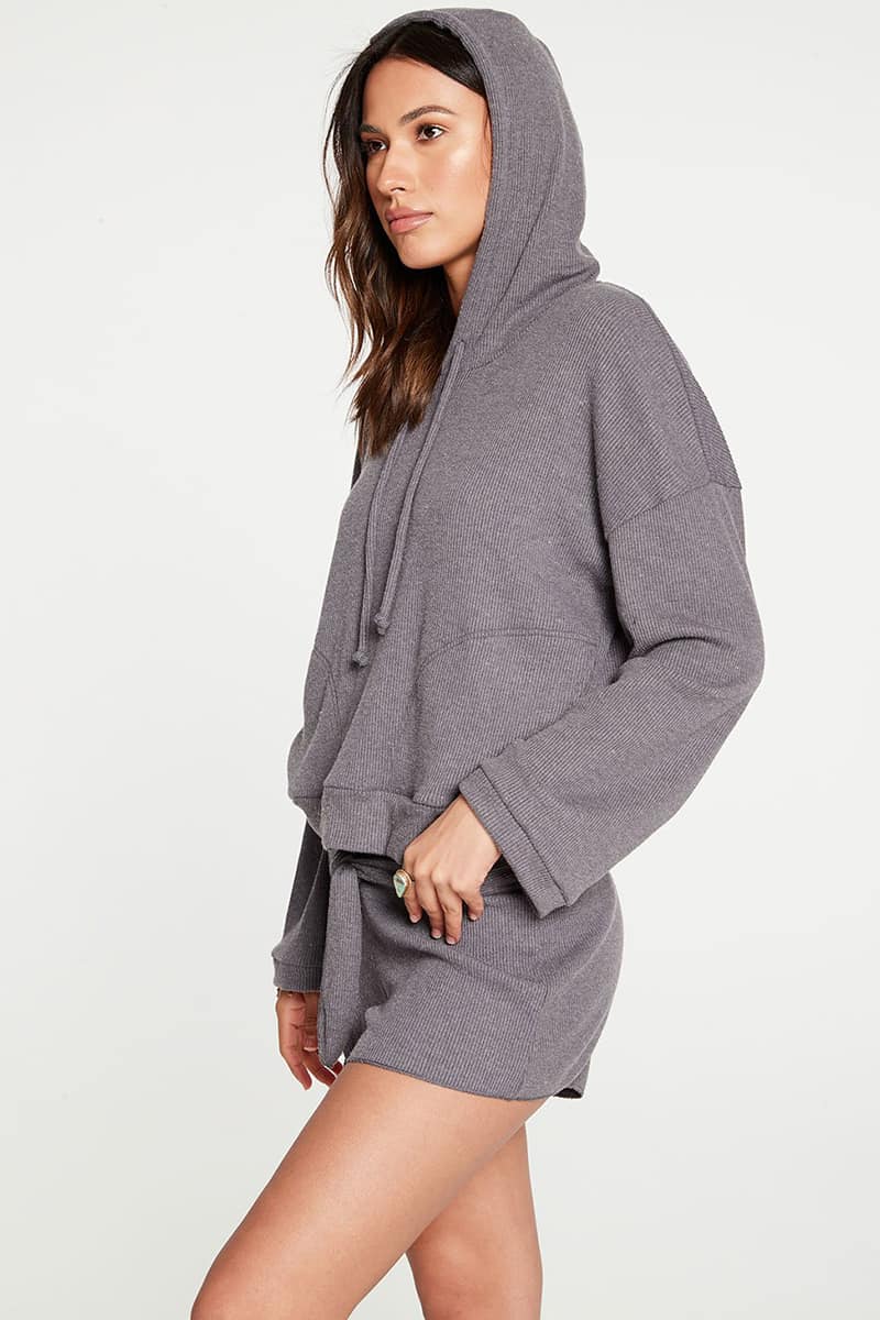 Chaser L/S Cropped Hoodie in Galaxy | Cotton Island Women's Clothing ...
