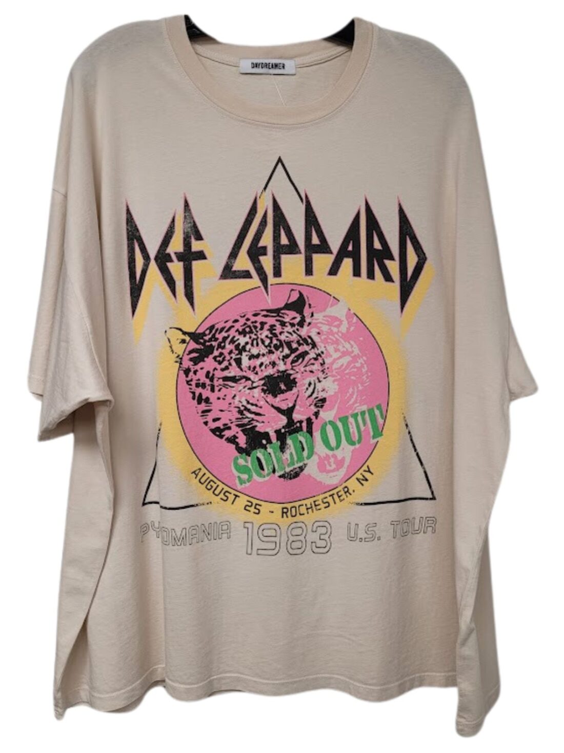 daydreamer def leppard tee sold out 1983