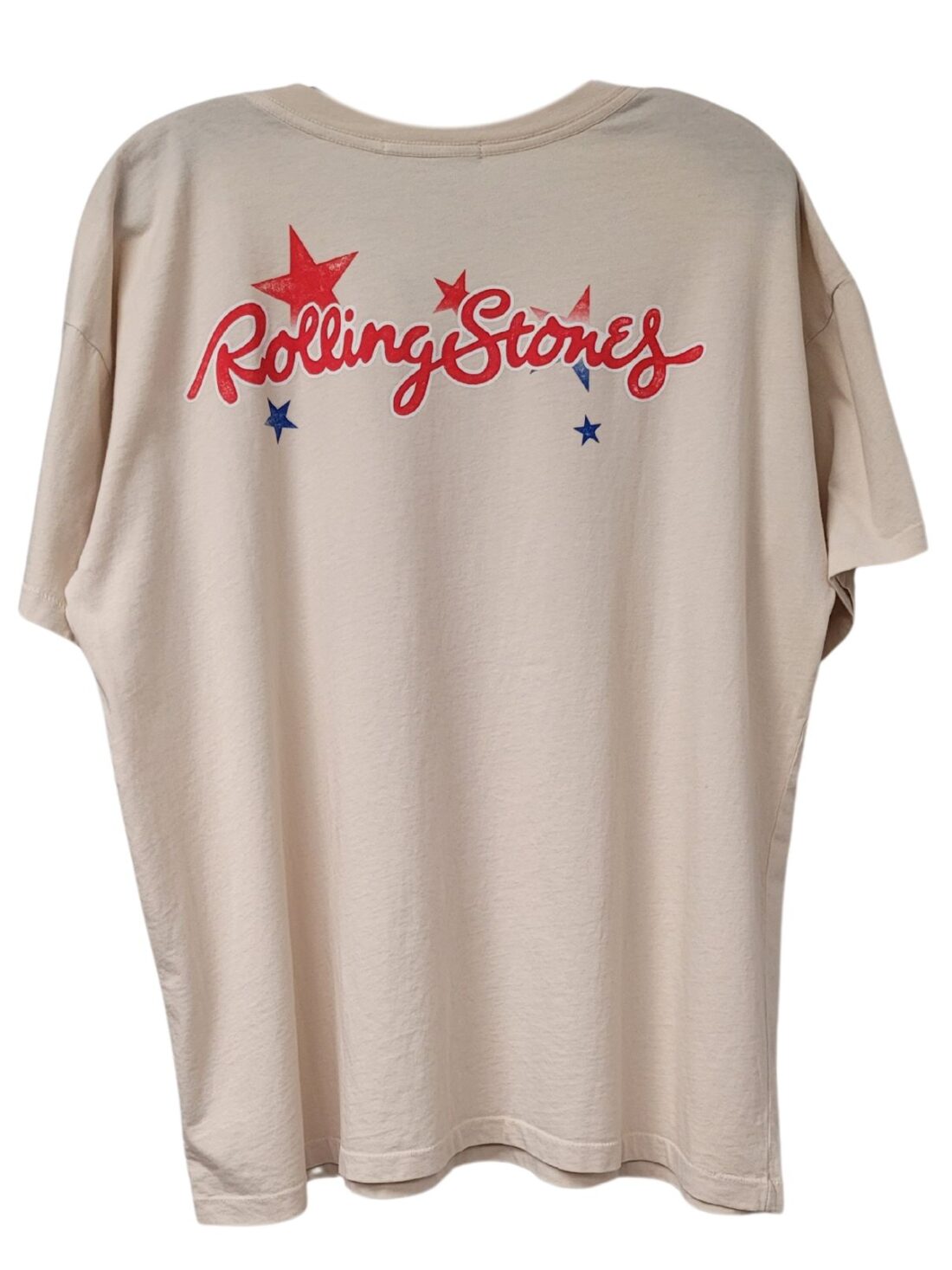 daydreamer rolling stones stars merch tee in dirty white