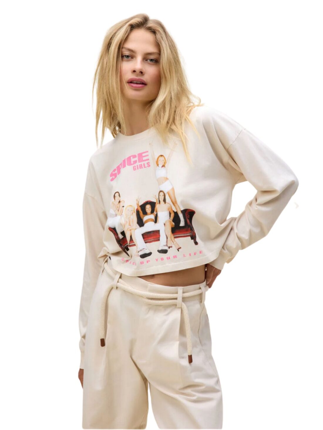 daydreamer spice girls spice up your life l/s crop