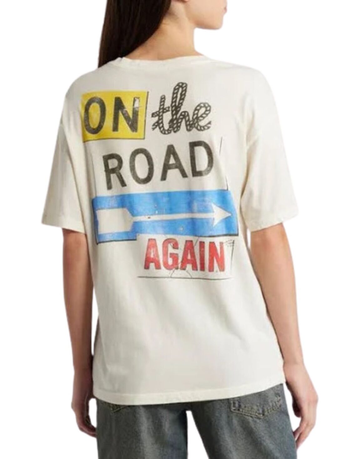 daydreamer willie nelson on the road again tee in stone vintage