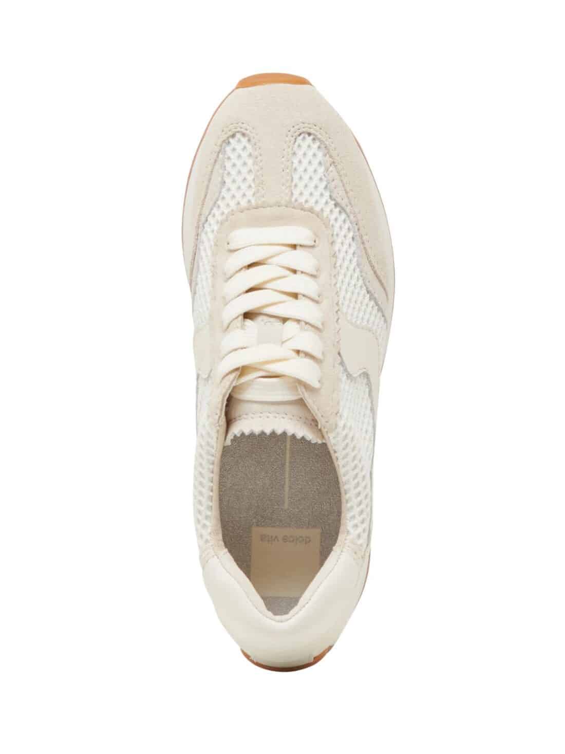 dolce vita b.ntcd mesh sneakers in white woven