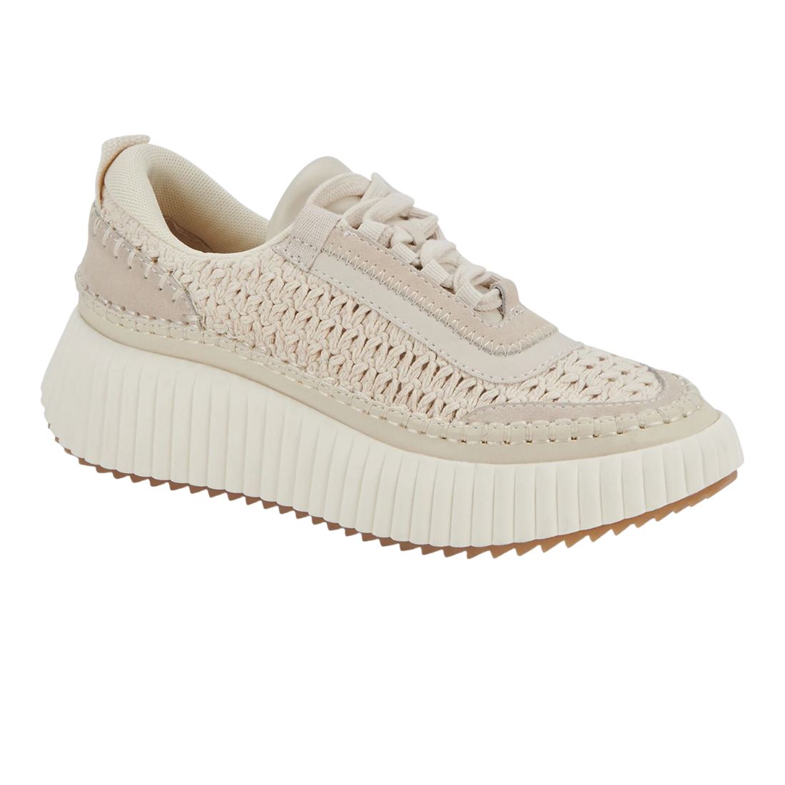 Dolce Vita Dolen Knit Sneakers in Sandstone | Cotton Island Women's ...