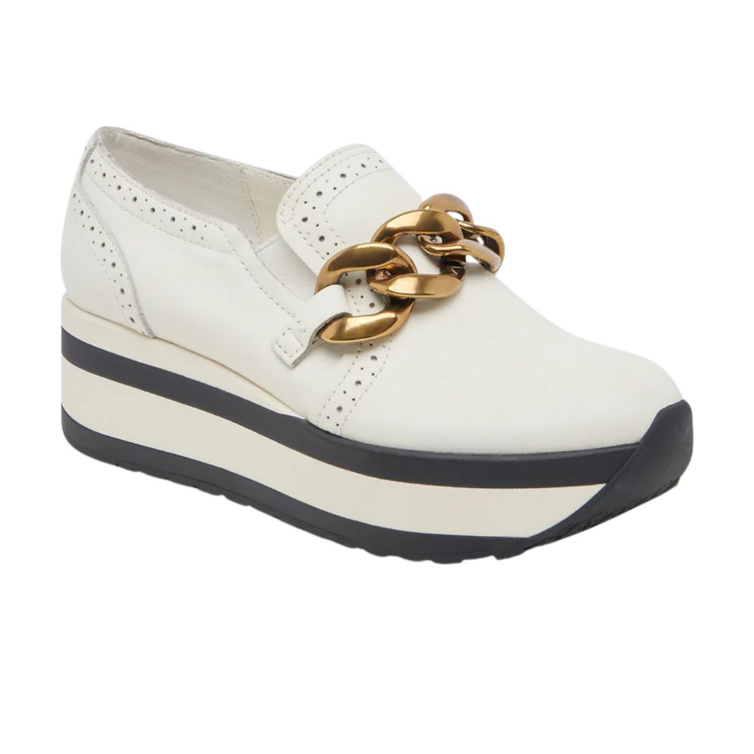 Dolce Vita Jhenee Sneakers in White Leather | Cotton Island Women's ...