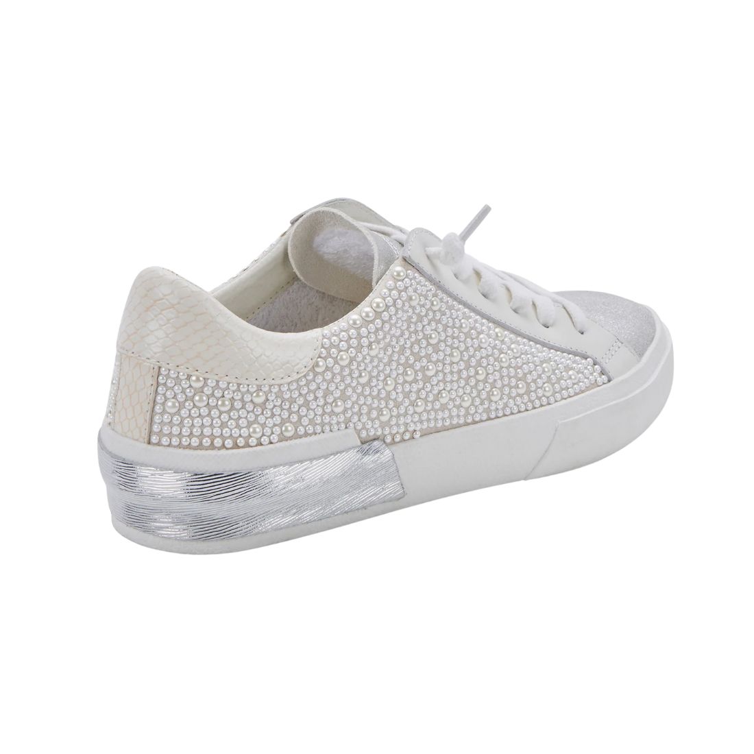 Dolce Vita Zina Pearl Vanilla Sneakers Cotton Island Women's Clothing