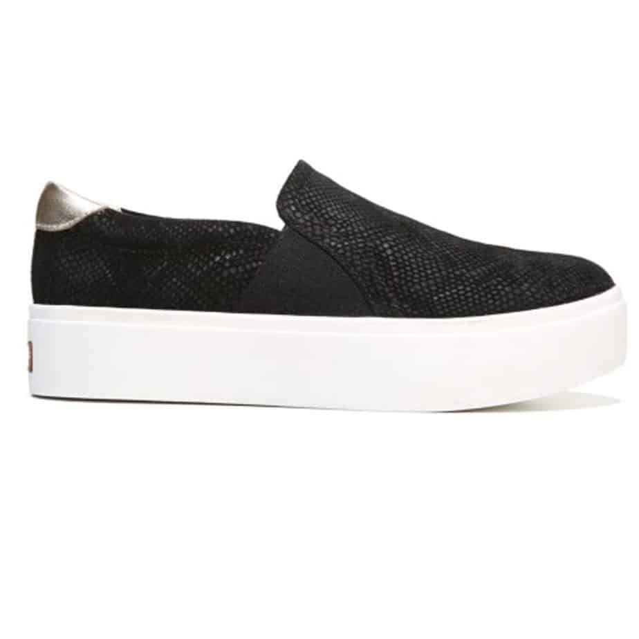 dr scholl's suri suede wedge sneaker