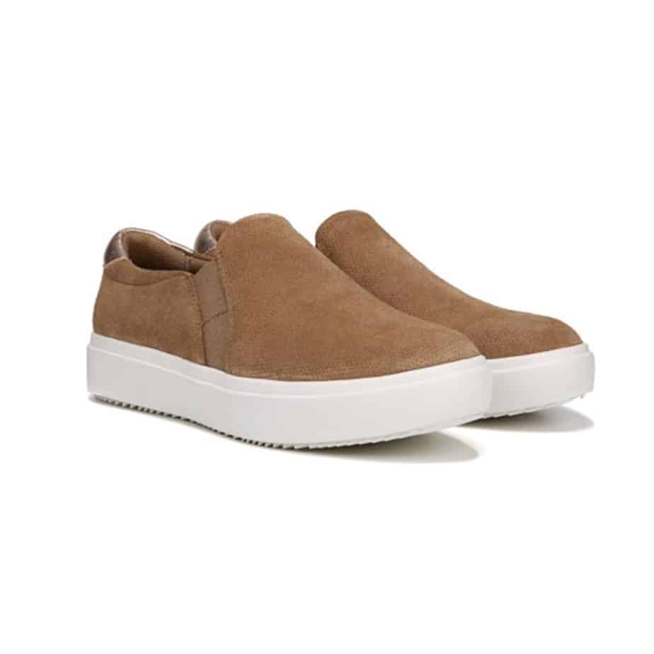 dr scholl's suri suede wedge sneaker