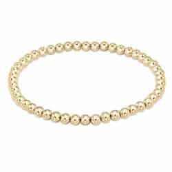 enewton 5mm classic gold bead bracelet