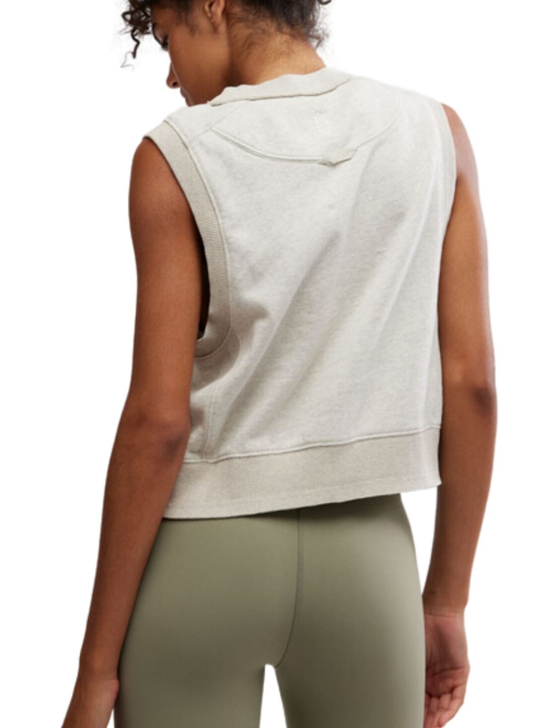 free people intercept tank in heather grey