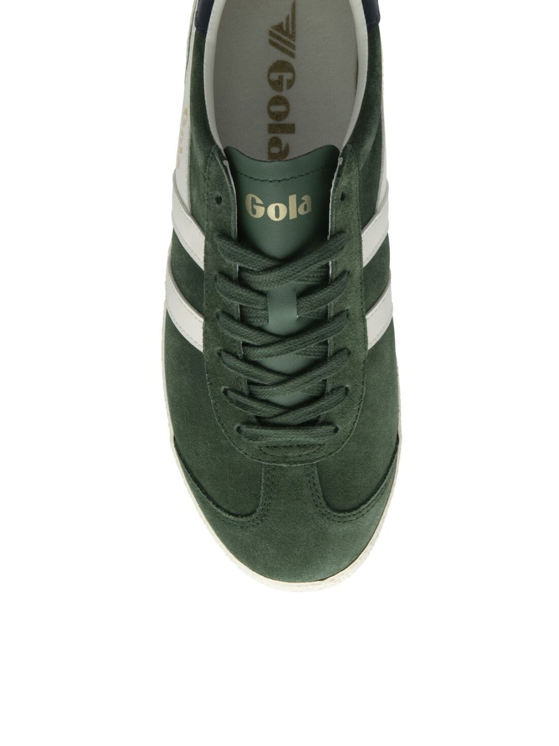 gola medallist sneakers in evergreen/offwhite/plum