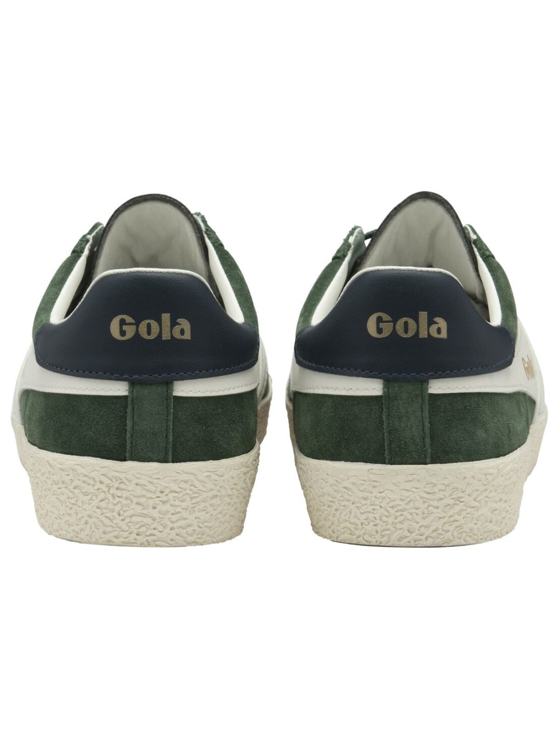 gola medallist sneakers in evergreen/offwhite/plum