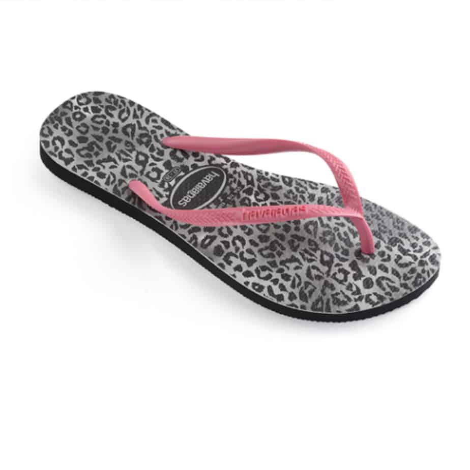 havaianas leopard slim