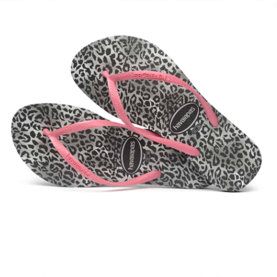 havaianas leopard slim