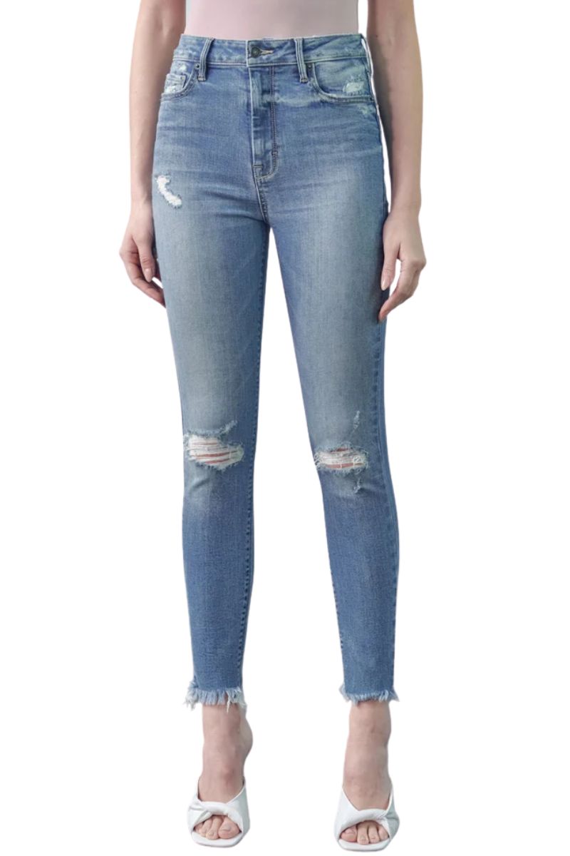 Hidden Jeans Taylor HR Skinny in Medium Dark | Cotton Island Women's ...