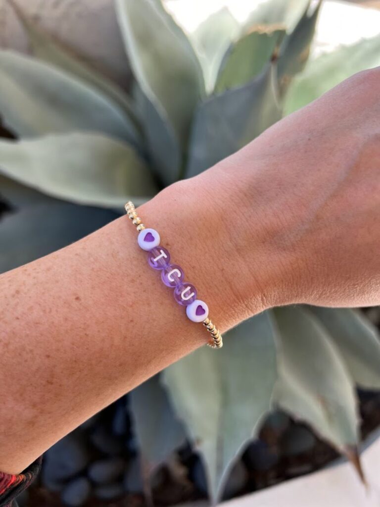 jeny baker designs color spirit bracelet tcu