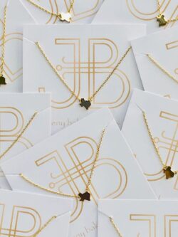 jeny baker designs dainty texas necklace