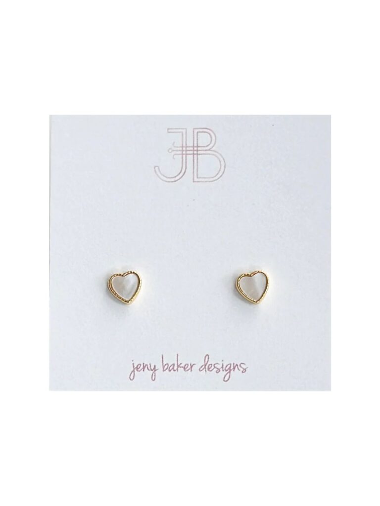 jeny baker parlia heart studs