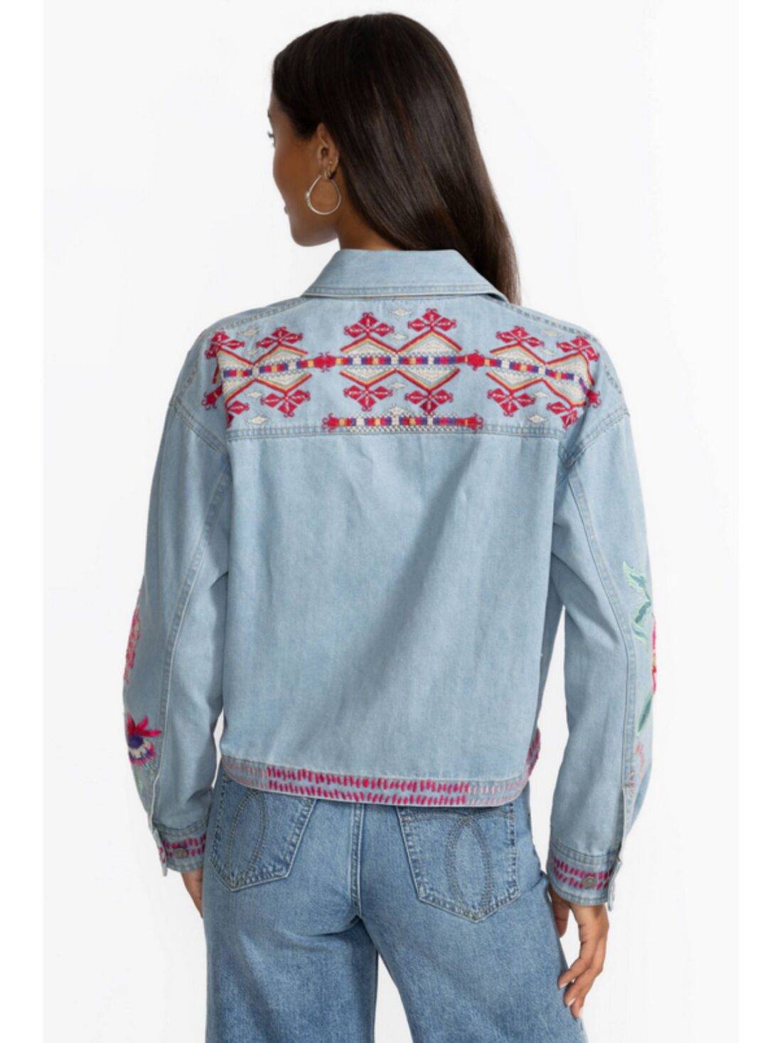 johnny was cropped denim tallula jacket