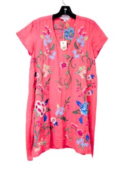 johnny was drape tunic madaleina in calypso coral