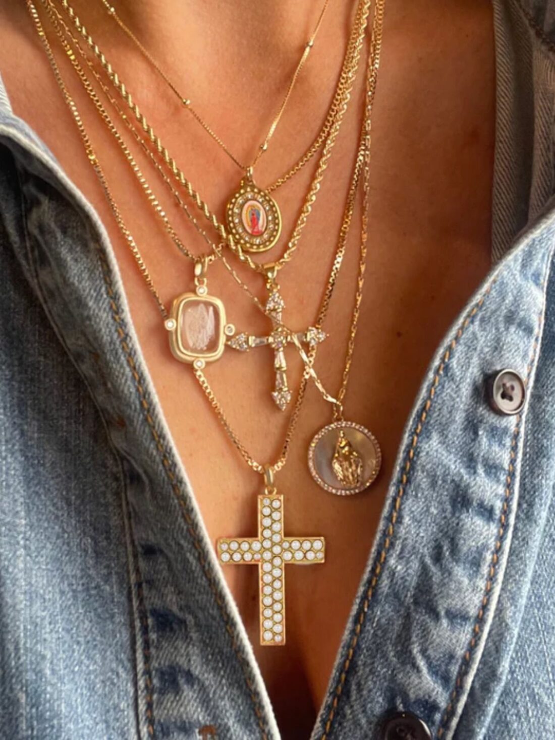 joy dravecky elpis pearl cross necklace