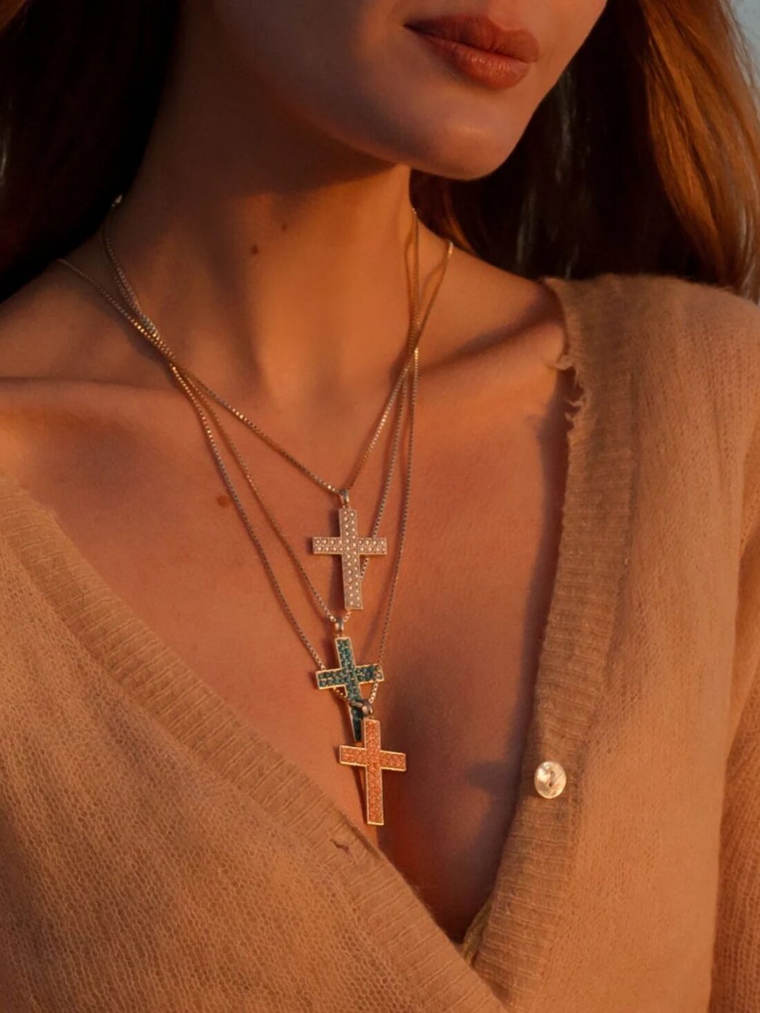 joy dravecky elpis pearl cross necklace