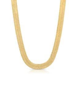 joy dravecky omega herringbone necklace