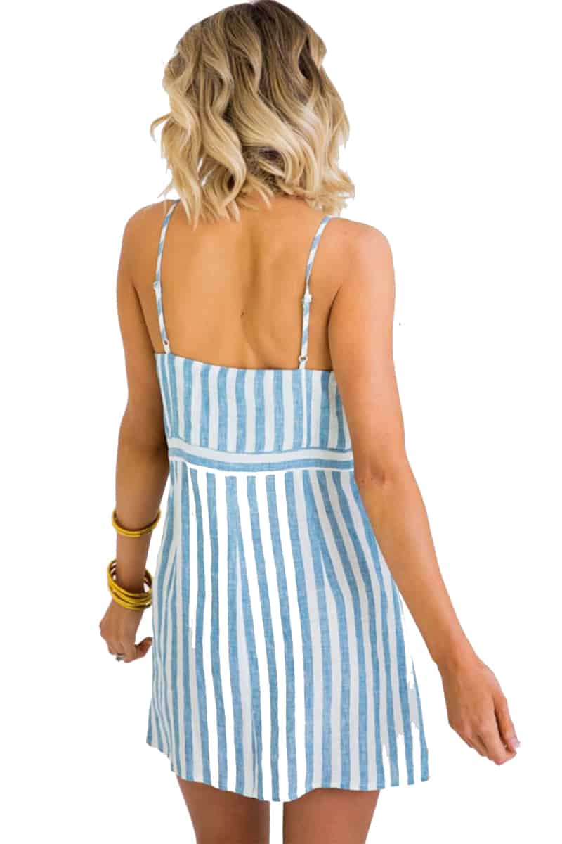 Karlie Stripe Linen Dress | Cotton Island Women's Clothing Boutique