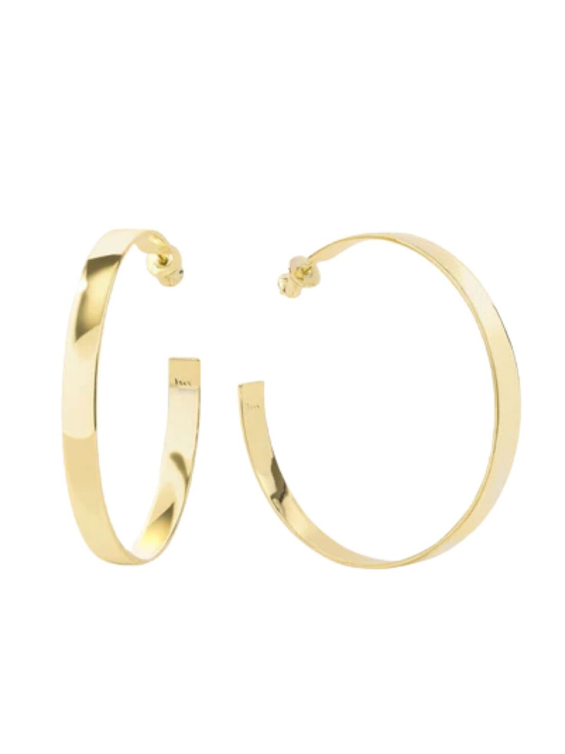 melinda maria atlas 2" gold hoops