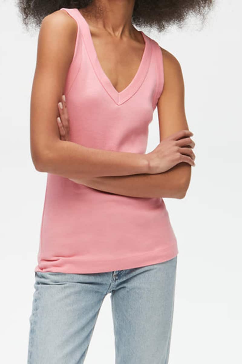 michael stars maya v neck tank