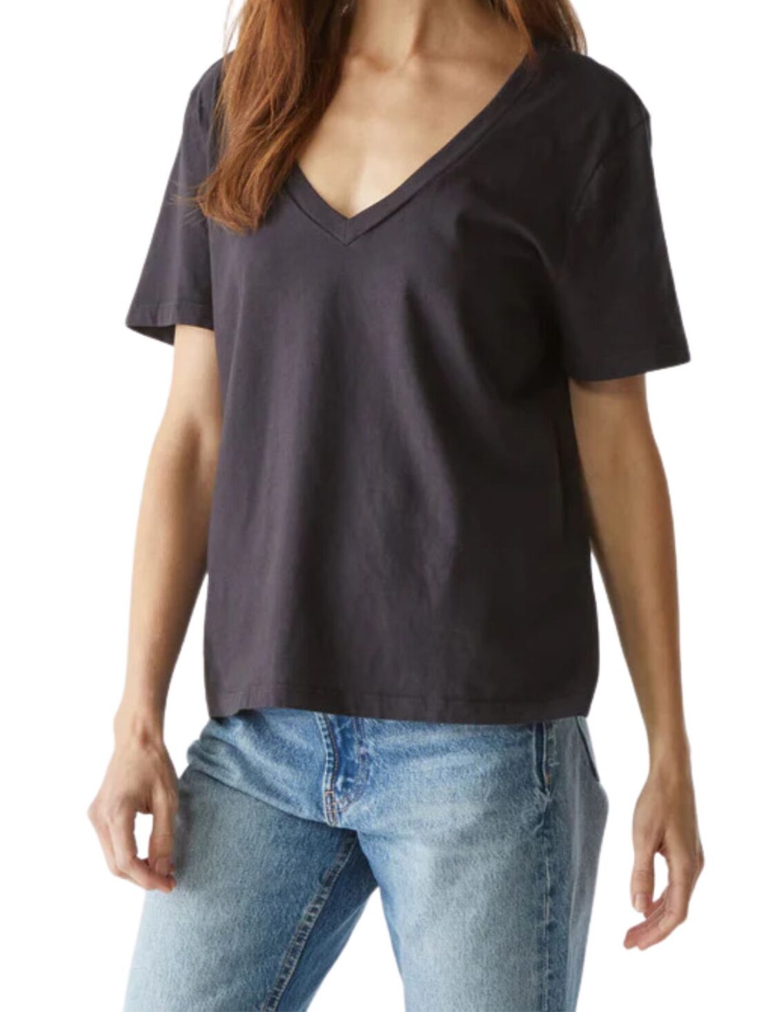 michael stars daria v neck tee in oxide