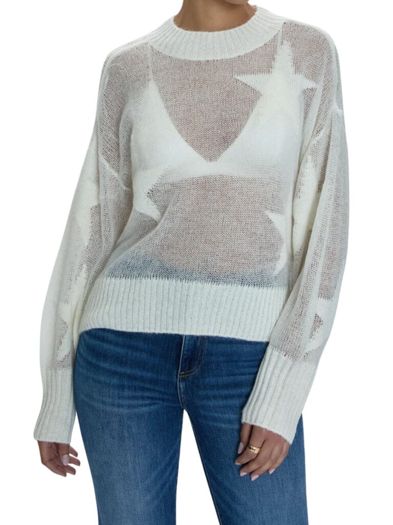 pistola joslyn ivory star sweater