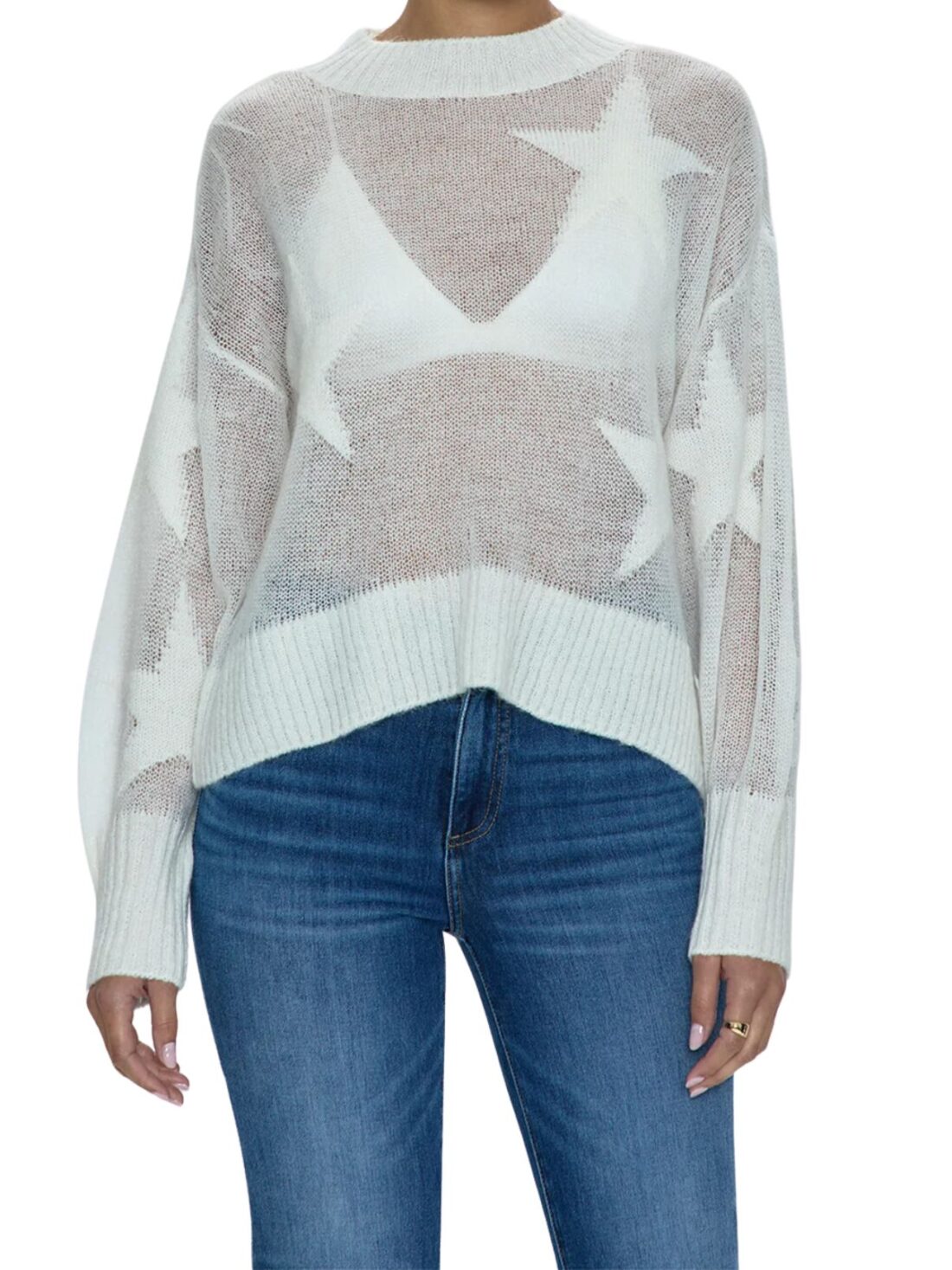 pistola joslyn ivory star sweater